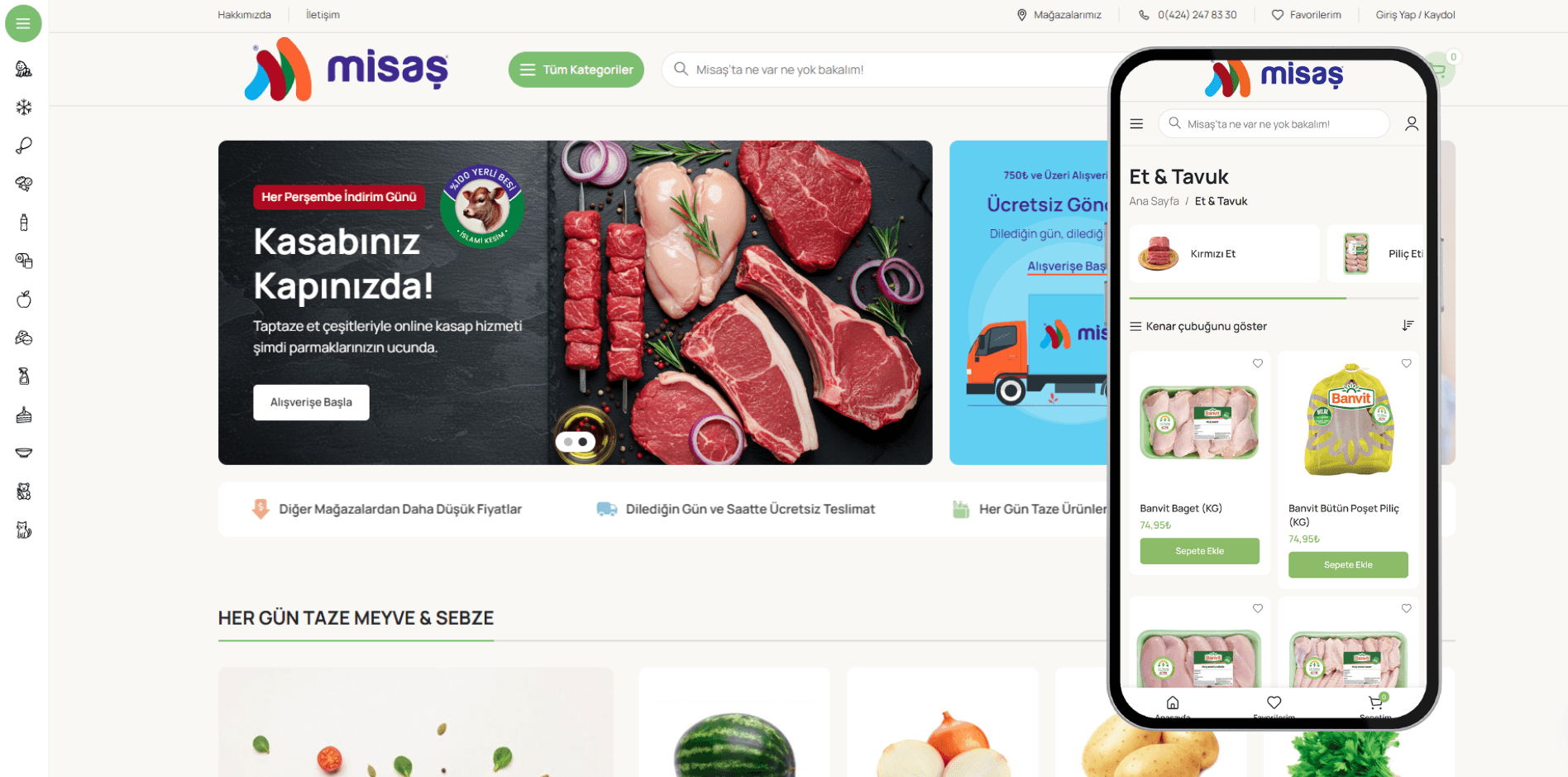 Misas - Sanal Market project screenshot - 3/3
